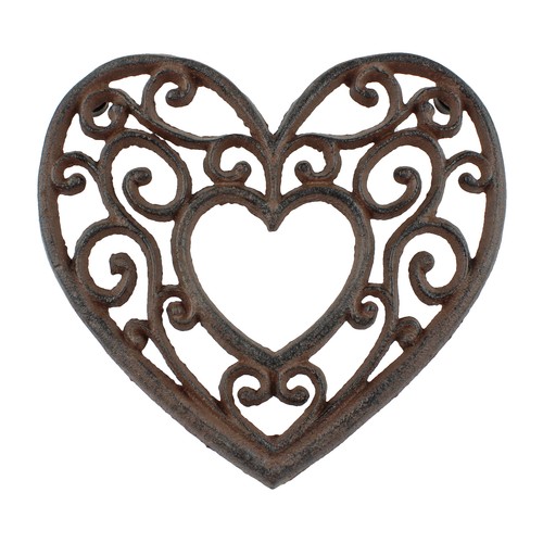 Cast iron scrolls heart shaped - scrolls,